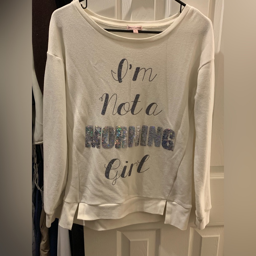 Juicy Couture Terry Sweatshirt - perfect for Honey Moon!